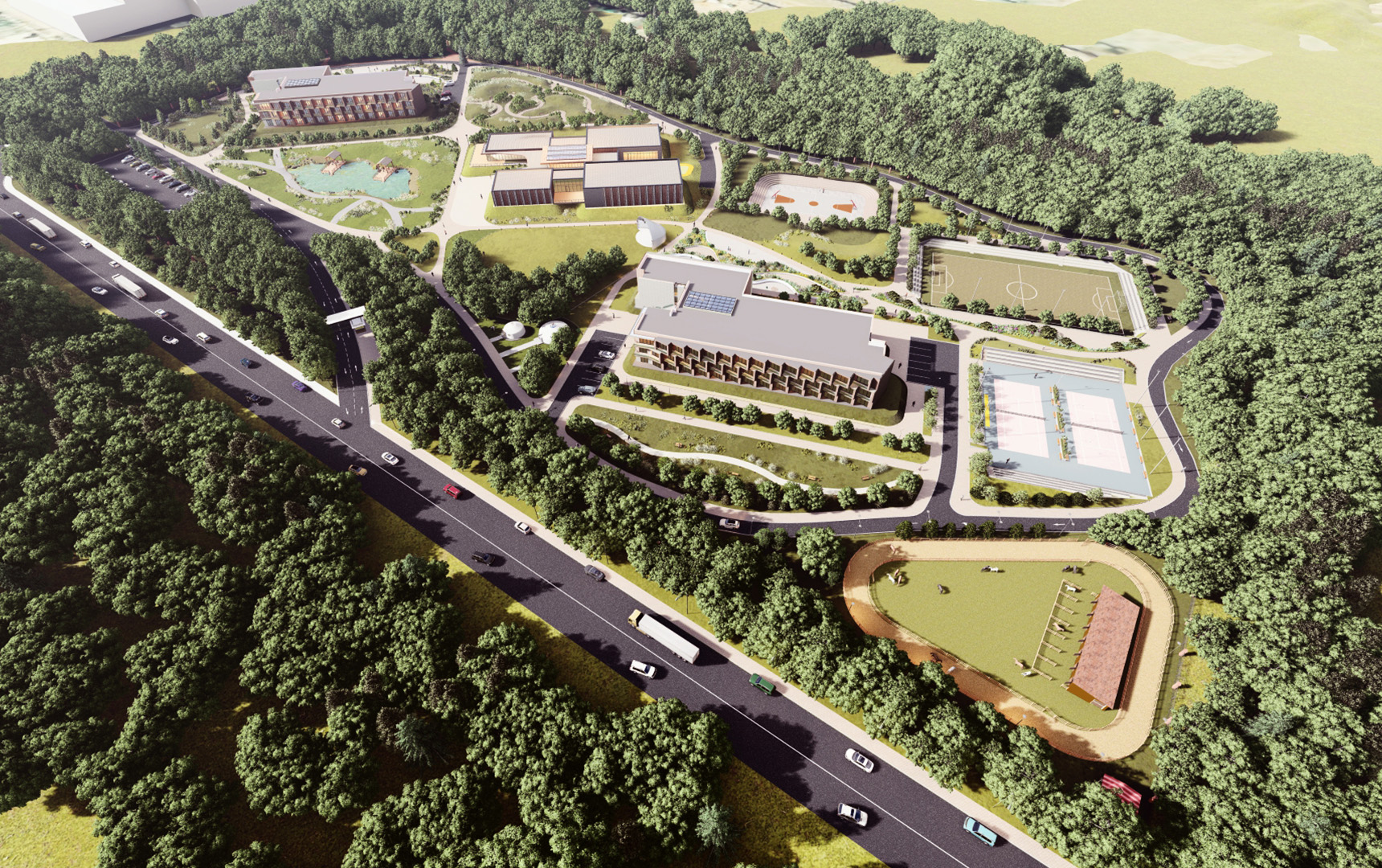 MAK Campus Master Plan and Concept
