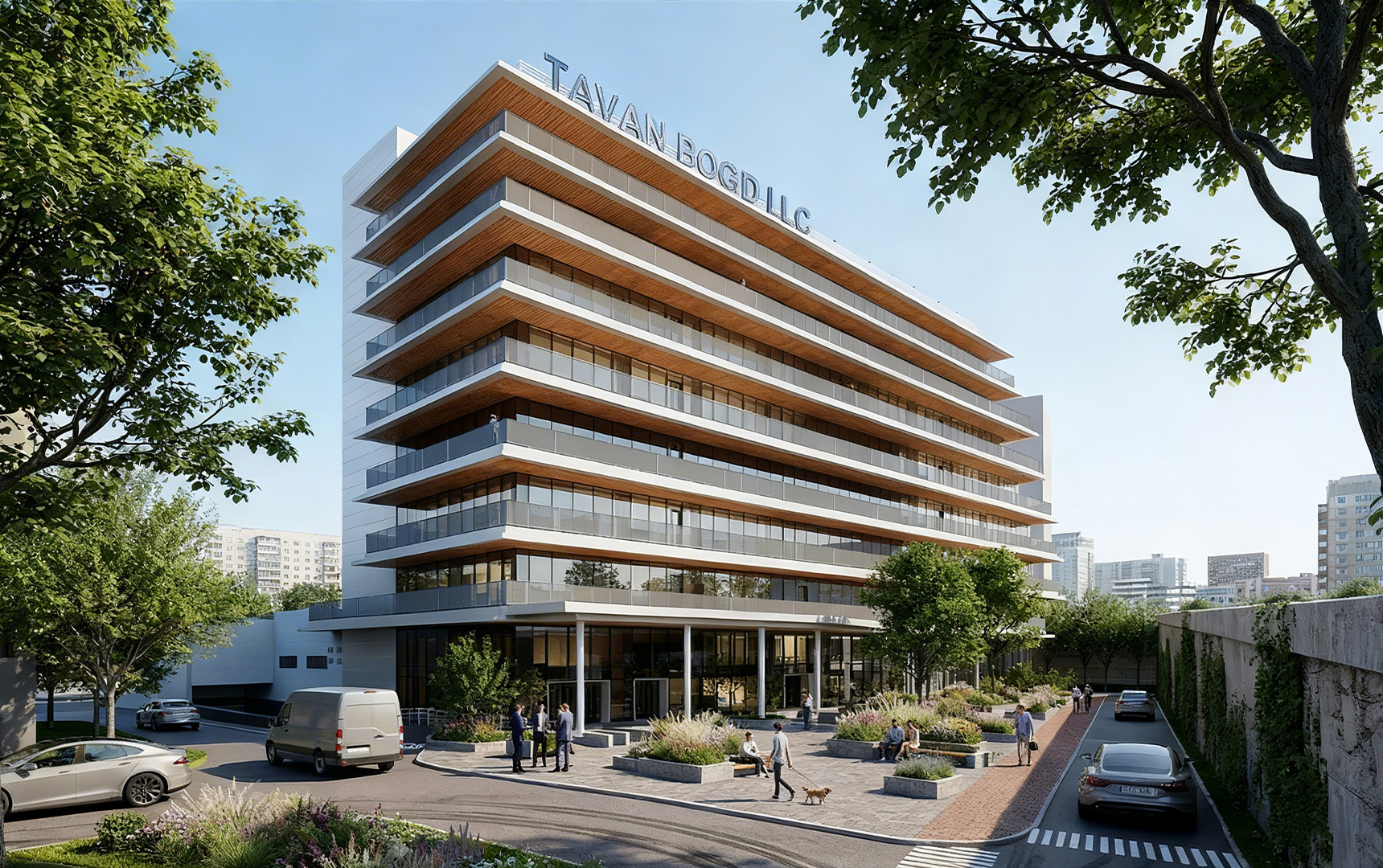 TOYOTA 8-floor building